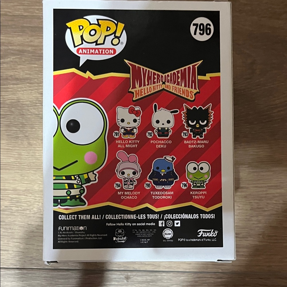 Funko Pop! Animation Keroppi Tsuyu Green Vinyl Figure - Picture 3 of 4
